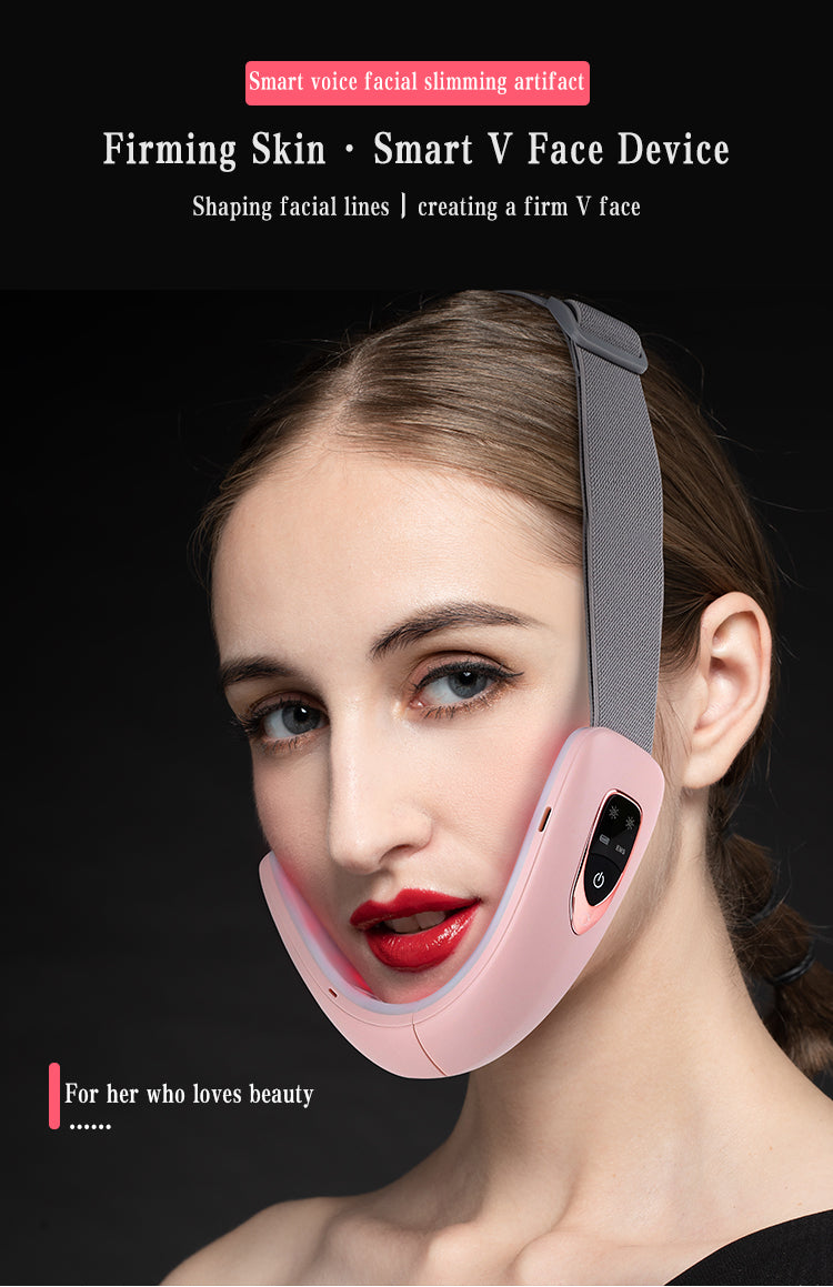 V Face Lifting Massager Smart Voice Facial Slimming Artifact