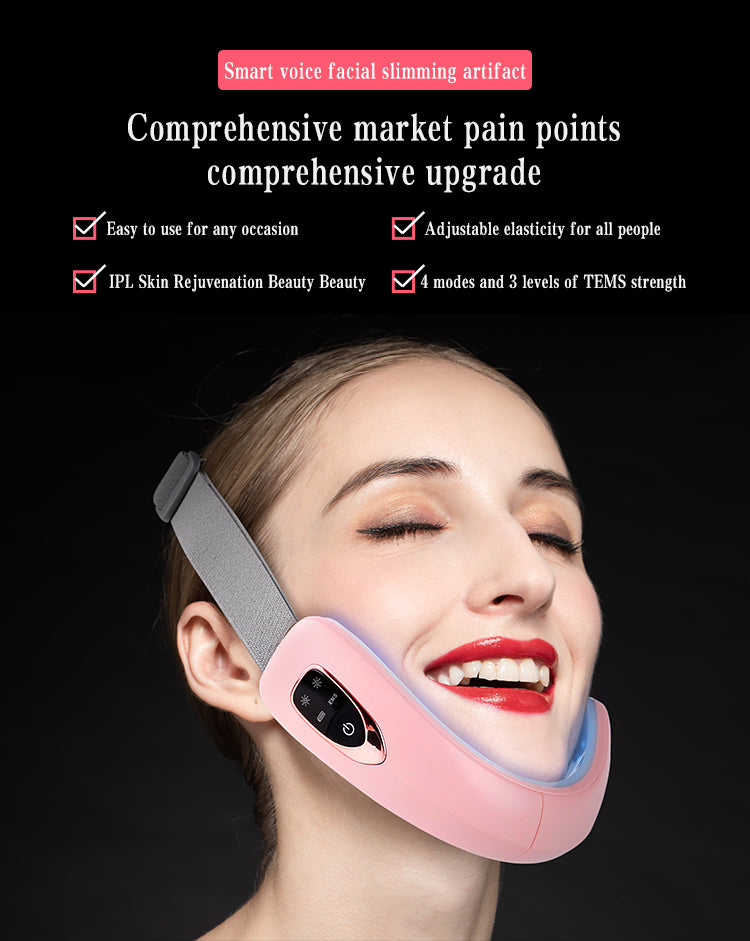 V Face Lifting Massager Smart Voice Facial Slimming Artifact