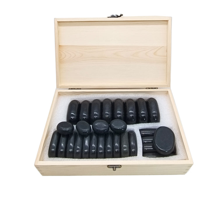 28pcs Massage Stone Set Hot Stone Therapy