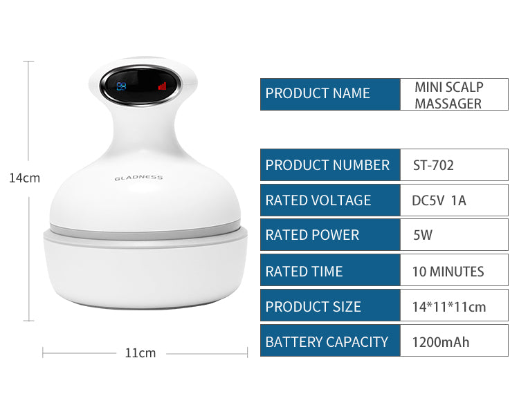 SG702 Smart Massager  3D Mini Scalp Massager Relax the Scalp Artificial Hand Massager