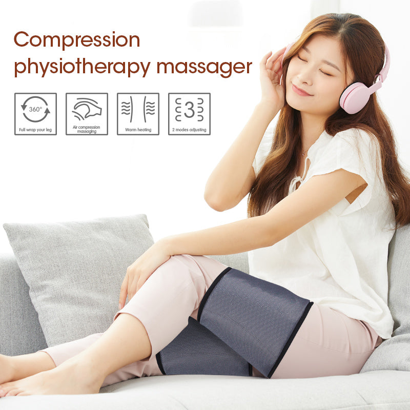 SGL502D Air Compression Physiotherapy Massager with Air Compression Massage warm heating 2 modes adjusting