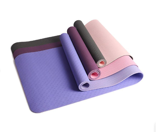 TPE Double Color Yoga Mat