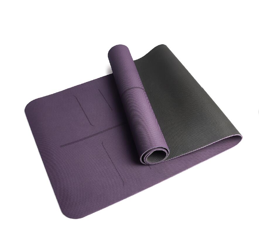 TPE with Rubber Yoga Mat 