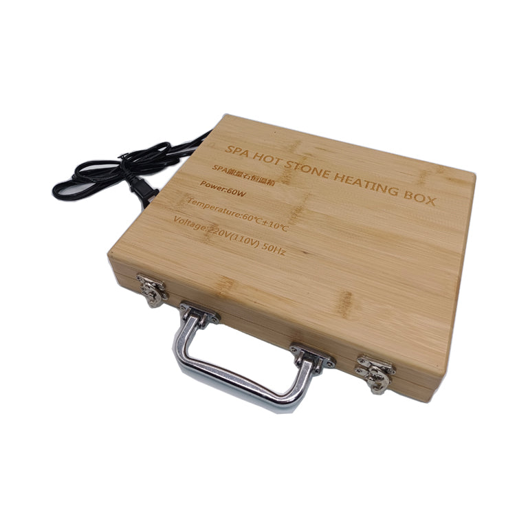 Spa Hot Stone Massage Heating Box with Massage Stone Set